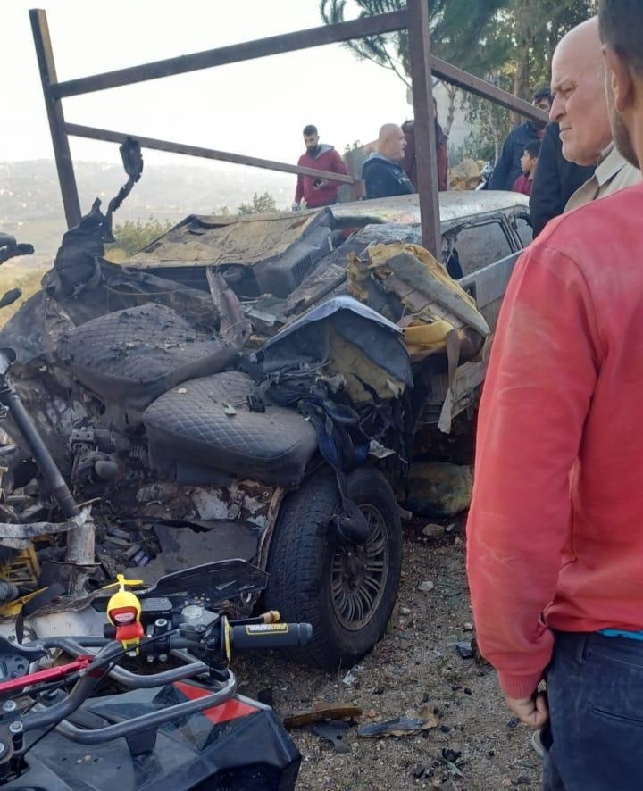 الطيران المسير يغير على بيك اب بين بلدتي صفد البطيخ ومجدل سلم