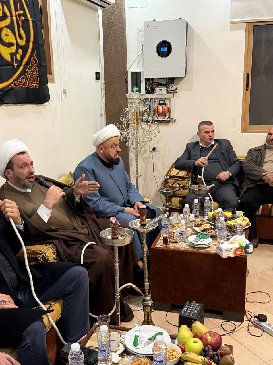 أمسية ثقافية في منزل السيد عبد القادر حردان في حي طيرحرفا - السماعية