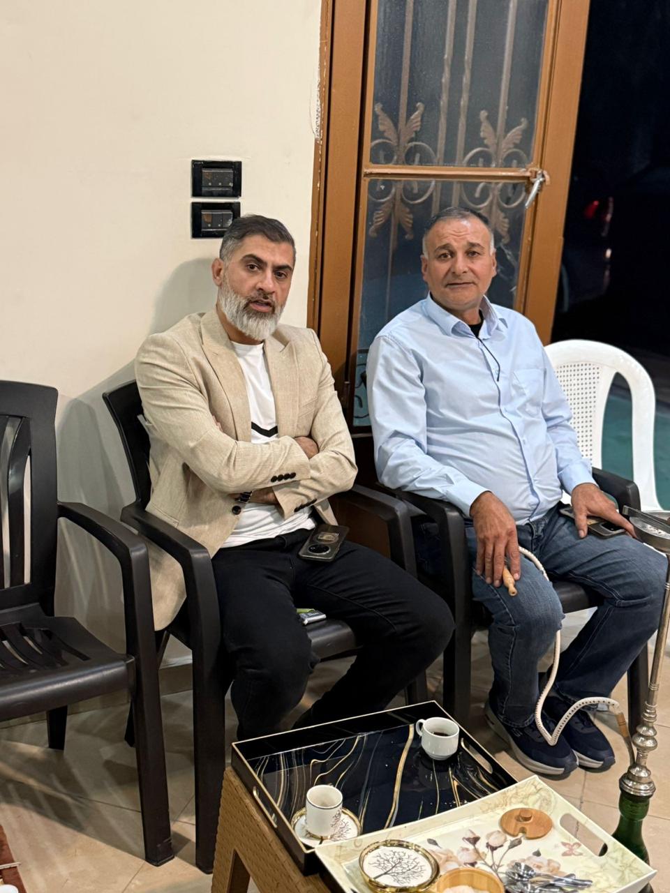 أمسية ثقافية في منزل السيد عبد القادر حردان في حي طيرحرفا - السماعية