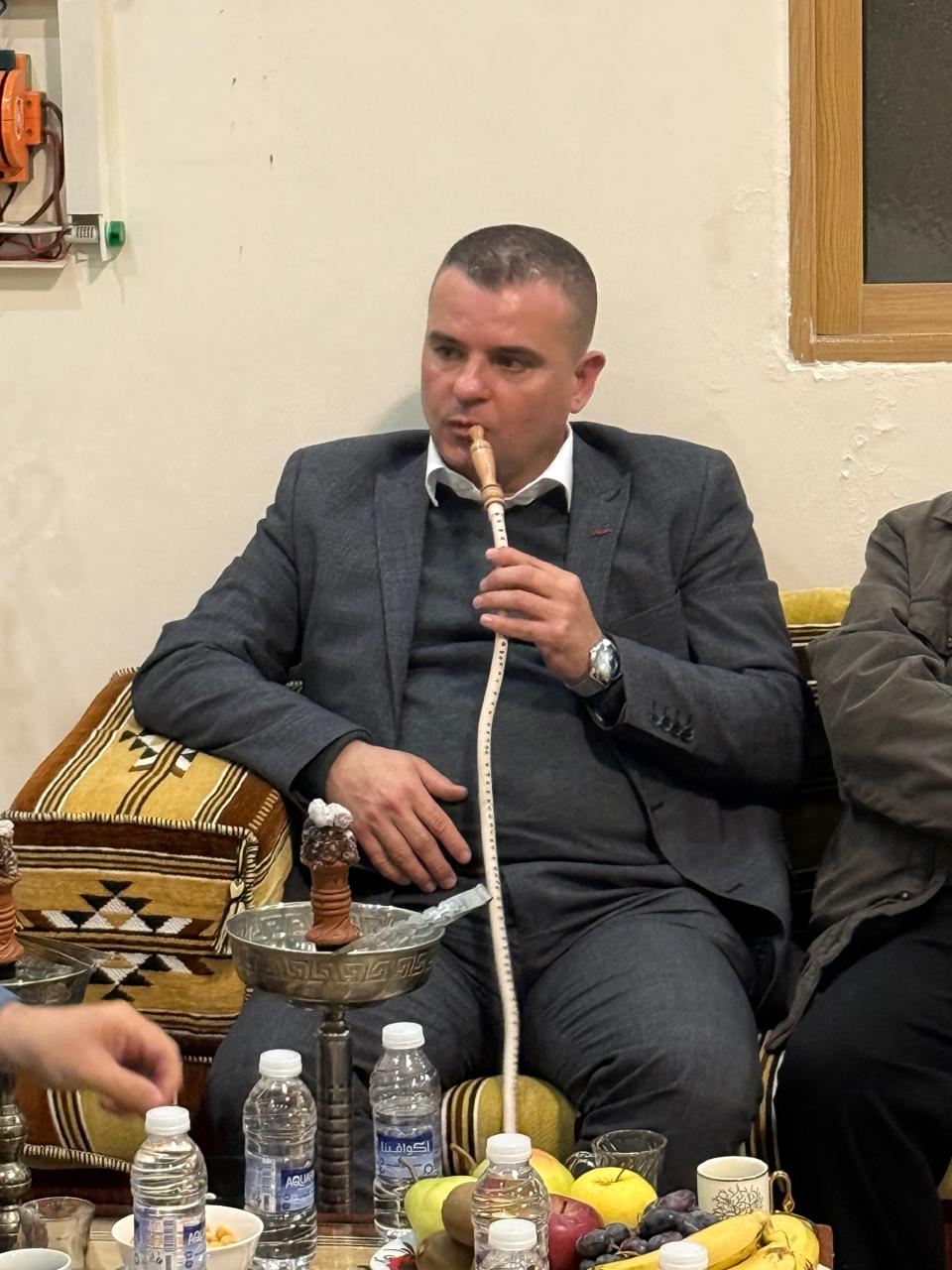 أمسية ثقافية في منزل السيد عبد القادر حردان في حي طيرحرفا - السماعية