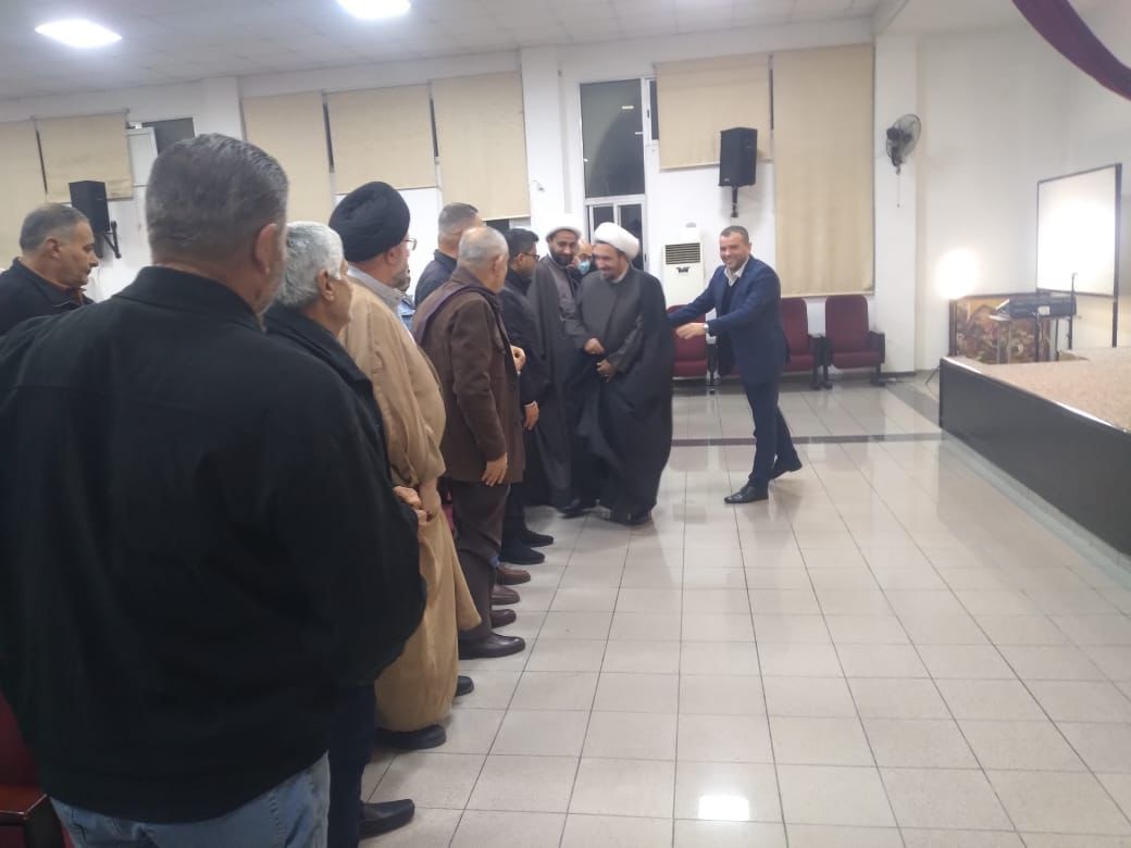 أمسية ثقافية في قاعة المنتدى الثقافي الاجتماعي في بلدة العباسية بمناسبة ولادة أمير المؤمنين (ع)