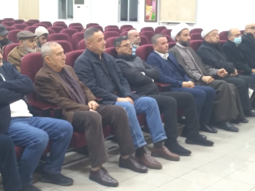 أمسية ثقافية في قاعة المنتدى الثقافي الاجتماعي في بلدة العباسية بمناسبة ولادة أمير المؤمنين (ع)