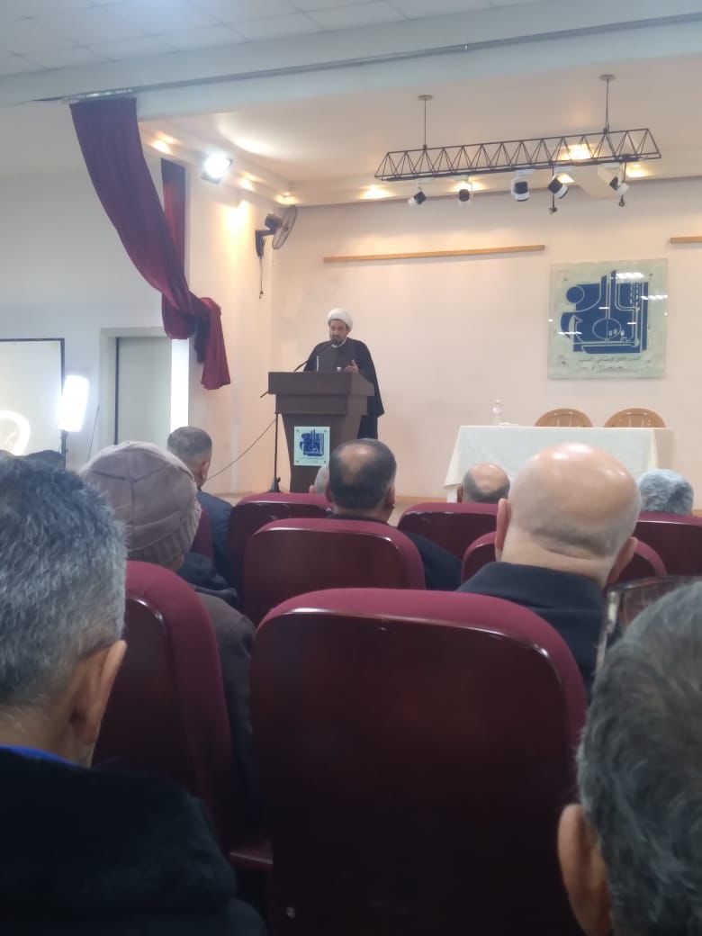 أمسية ثقافية في قاعة المنتدى الثقافي الاجتماعي في بلدة العباسية بمناسبة ولادة أمير المؤمنين (ع)