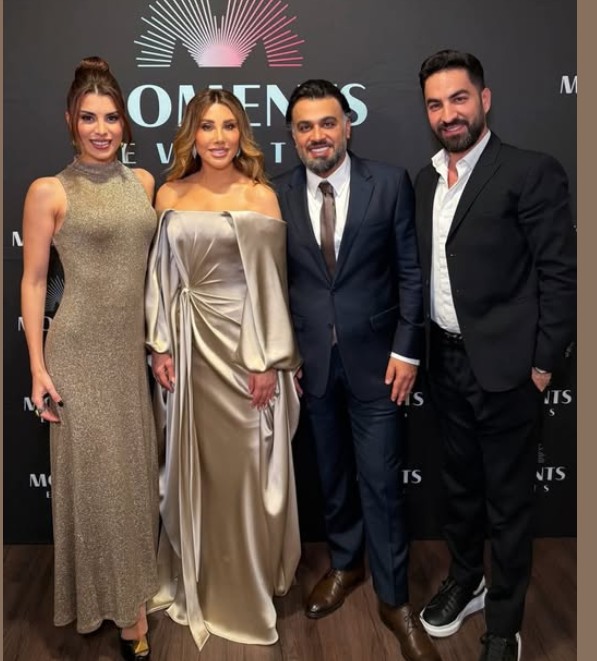 بإطلالة نادرة.. صورة جديدة تنتشر لنجوى كرم برفقة زوجها رجل الأعمال الإماراتي