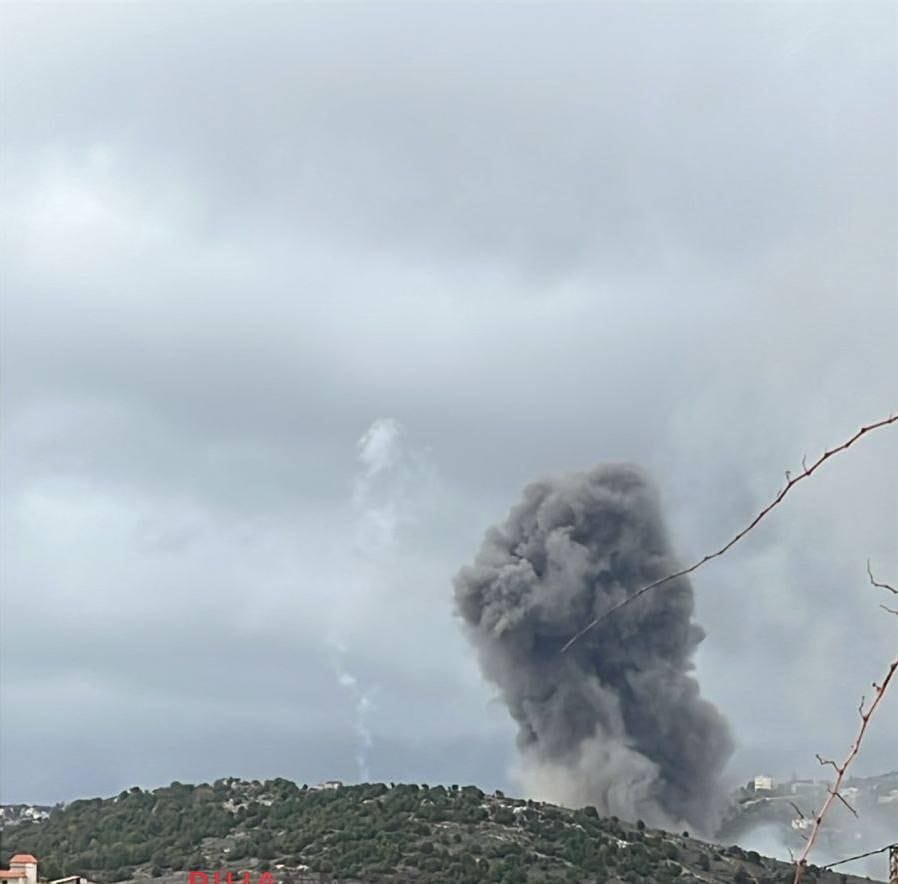 بالصور: سلسلة غارات استهدفت عدة مناطق في جنوب لبنان وبقاعه