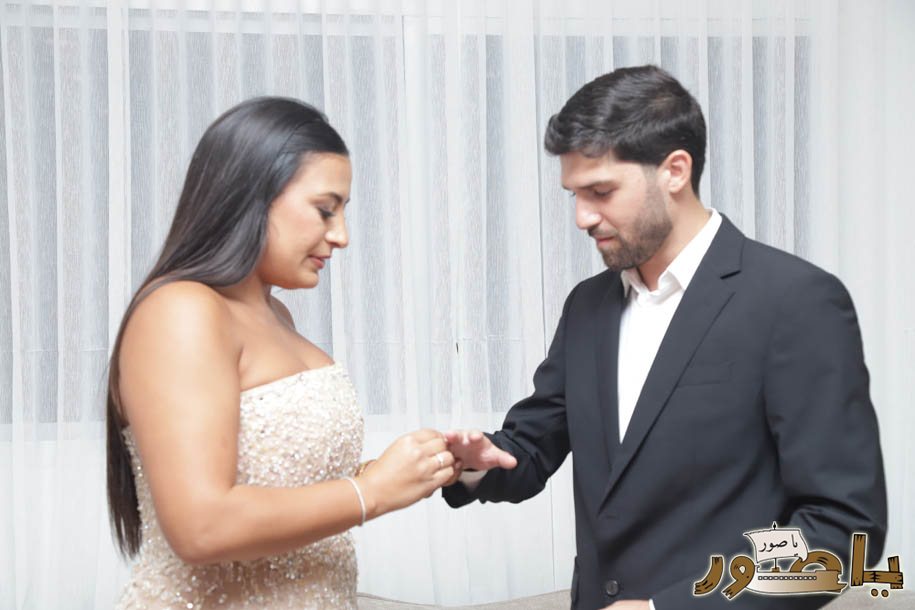 بالصور من أبيدجان: خطوبة الشاب حمزة فرحات على الآنسة إيفانا ياسين