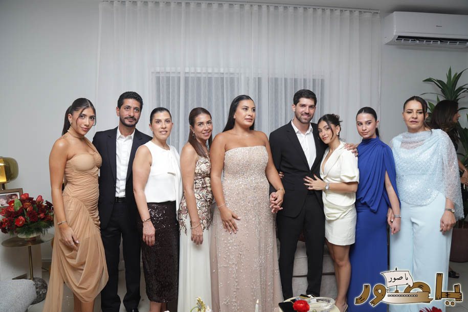 بالصور من أبيدجان: خطوبة الشاب حمزة فرحات على الآنسة إيفانا ياسين