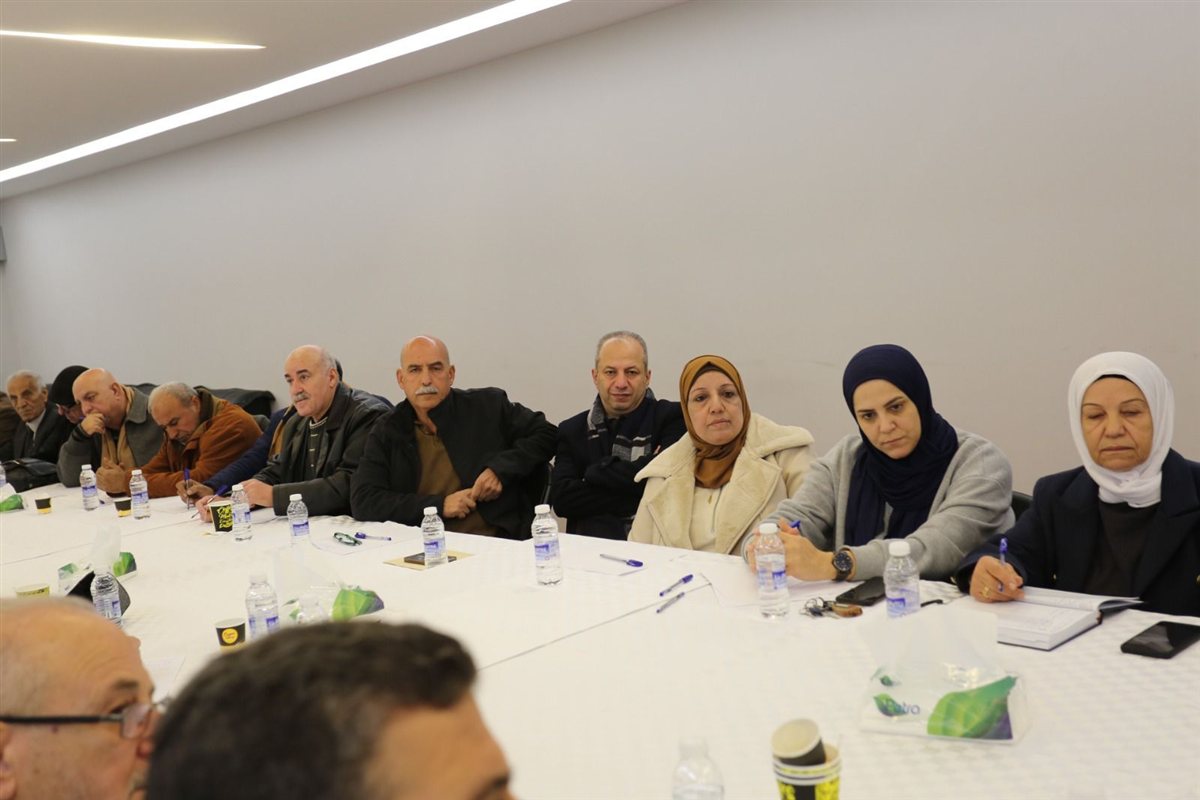 السفير الاسعد يعقد لقاء موسعا لبحث اوضاع ابناء شعبنا في لبنان