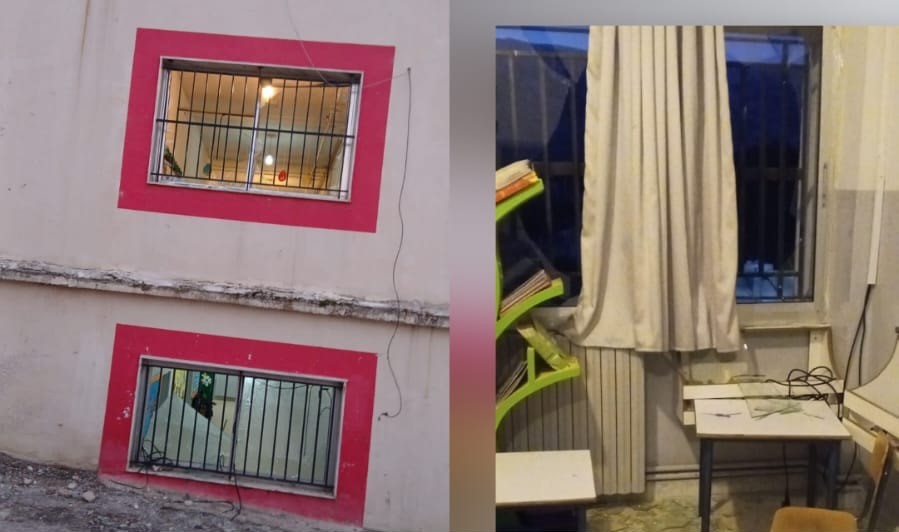 بالصور: أضرار كبيرة في سحمر.. والمدرسة الرسمية لم تسلم!