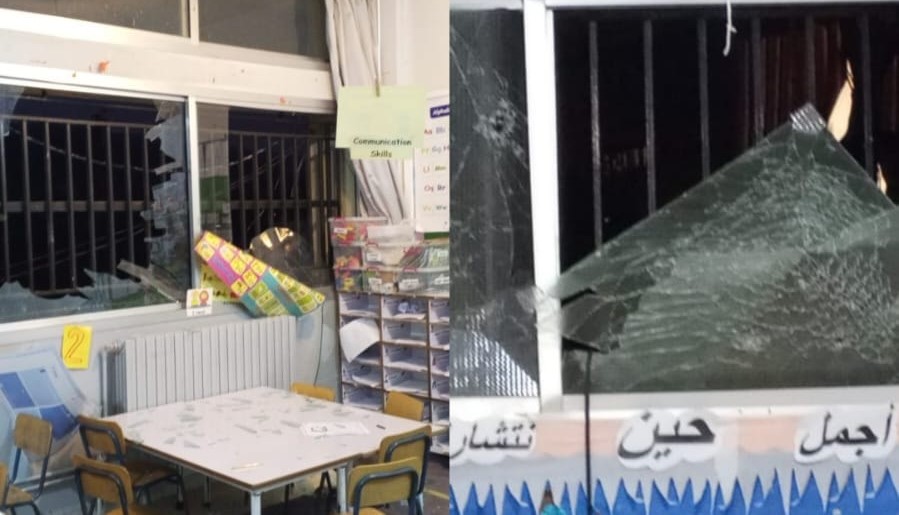 بالصور: أضرار كبيرة في سحمر.. والمدرسة الرسمية لم تسلم!