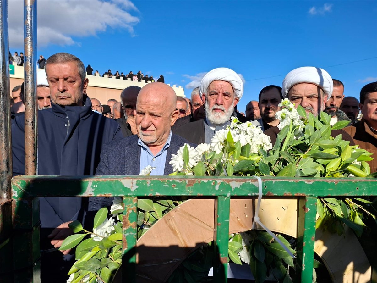 حركة أمل تودع رئيس جمعية رواد الرسالة الإسلامية وعضو المجلس الاستشاري المفوض العام الأسبق لجمعية كشافة الرسالة الاسلامية القائد الرسالي حسن حمدان بمأتم مهيب في بلدة أرنون