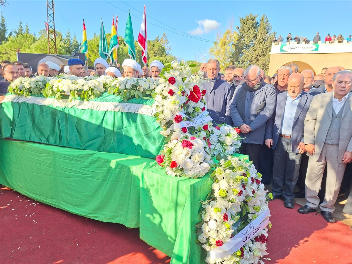حركة أمل تودع رئيس جمعية رواد الرسالة الإسلامية وعضو المجلس الاستشاري المفوض العام الأسبق لجمعية كشافة الرسالة الاسلامية القائد الرسالي حسن حمدان بمأتم مهيب في بلدة أرنون
