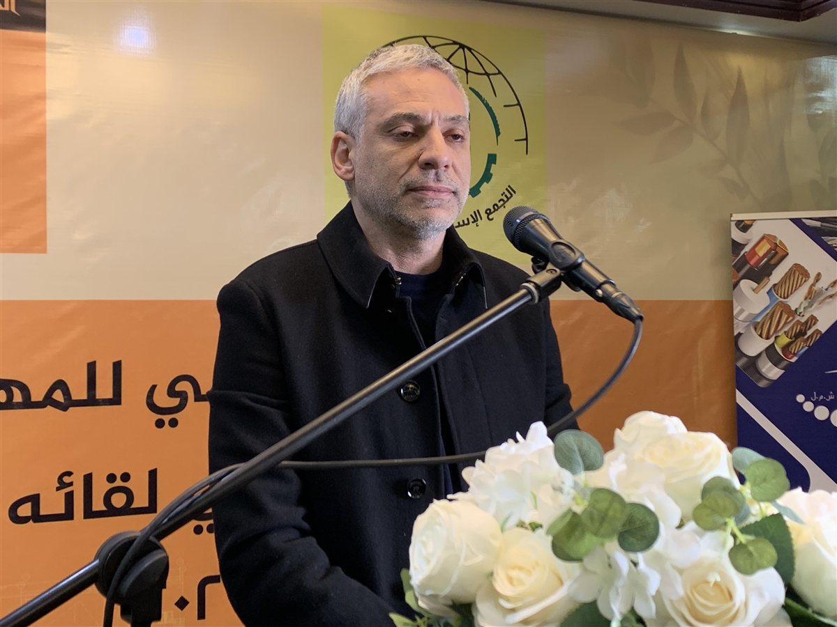 لقاء نقابي حاشد للتجمع الإسلامي للمهندسين مع نقيب المهندسين فادي حنا في المصيلح