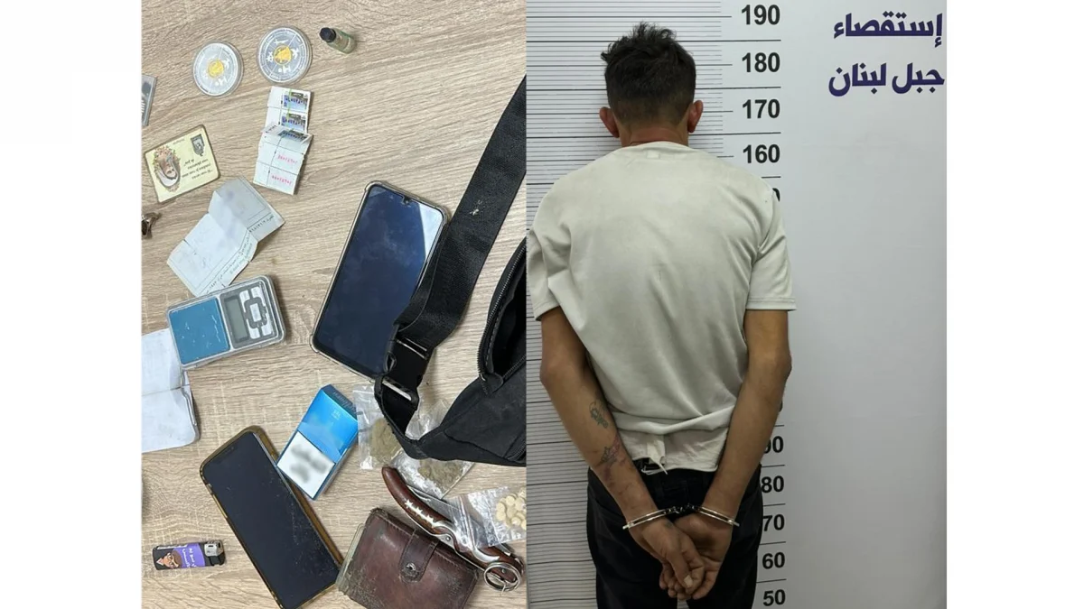 قوى الأمن توقف سوريا بتهمة تجارة المخدرات (الصورة داخل الخبر)