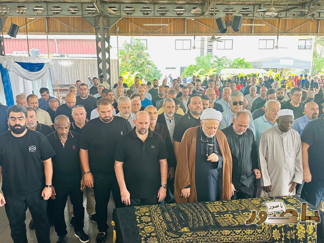 بالصور من أبيدجان: تشييع المرحوم الحاج محمد سعيد حسن المحمد (أبو محمود)