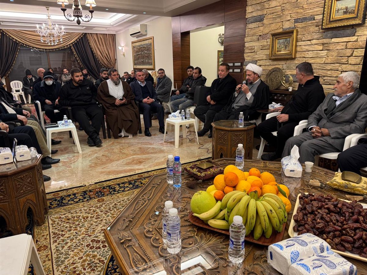 أمسية ثقافية ودينية بمناسبة ولادات الأقمار من آل محمد(ص) في الرمادية بحضور سماحة العلامة الشيخ علي بحسون