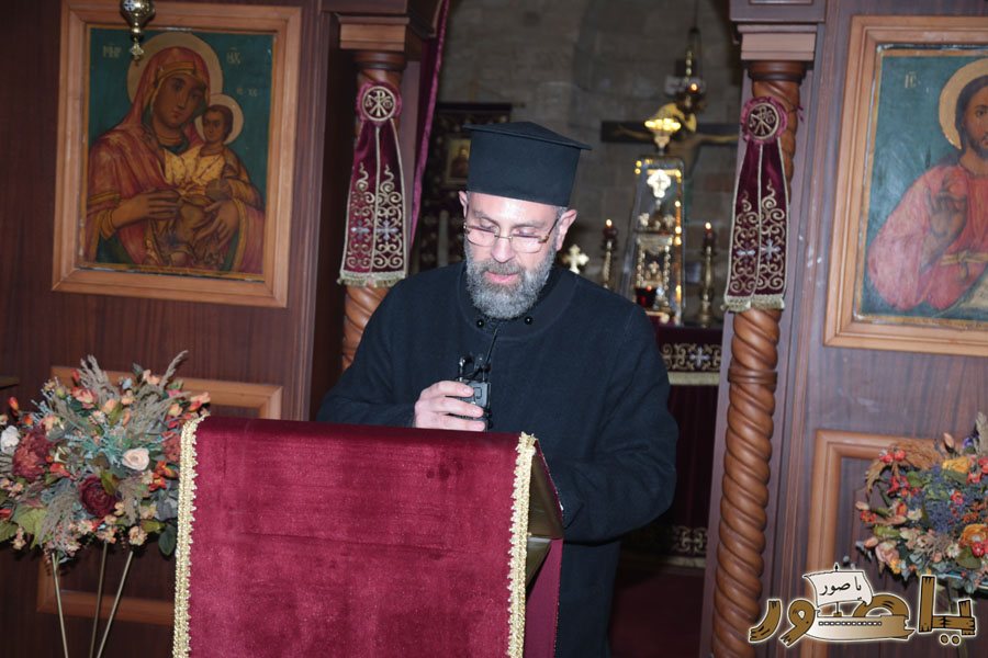 بالصور: صلاة وحدة الكنائس في كاتدرائية مار توما للروم الأرثوذكس في صور