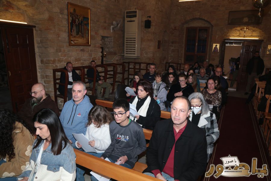 بالصور: صلاة وحدة الكنائس في كاتدرائية مار توما للروم الأرثوذكس في صور