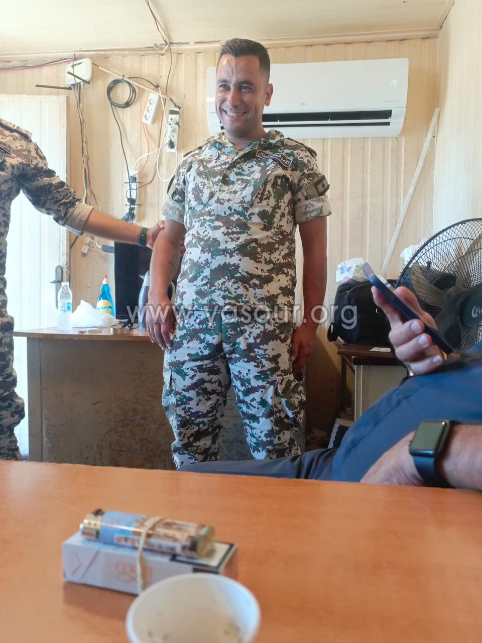 سلامات للمفتش في الأمن العام حسين حمزة إبن بلدة مجدل زون الجنوبية بعد إصابته باستهداف السيارة في صور