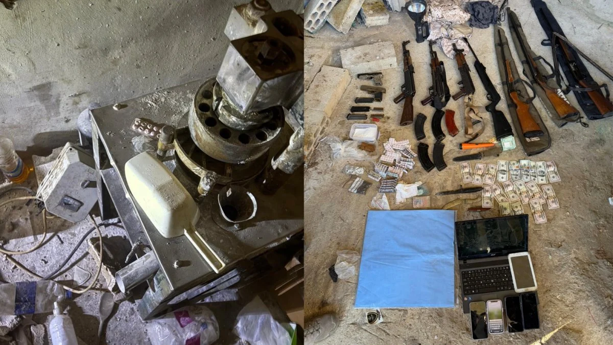 بالصور: قوى الأمن تضبط معملا لتصنيع الكبتاغون بالتعاون مع السعودية