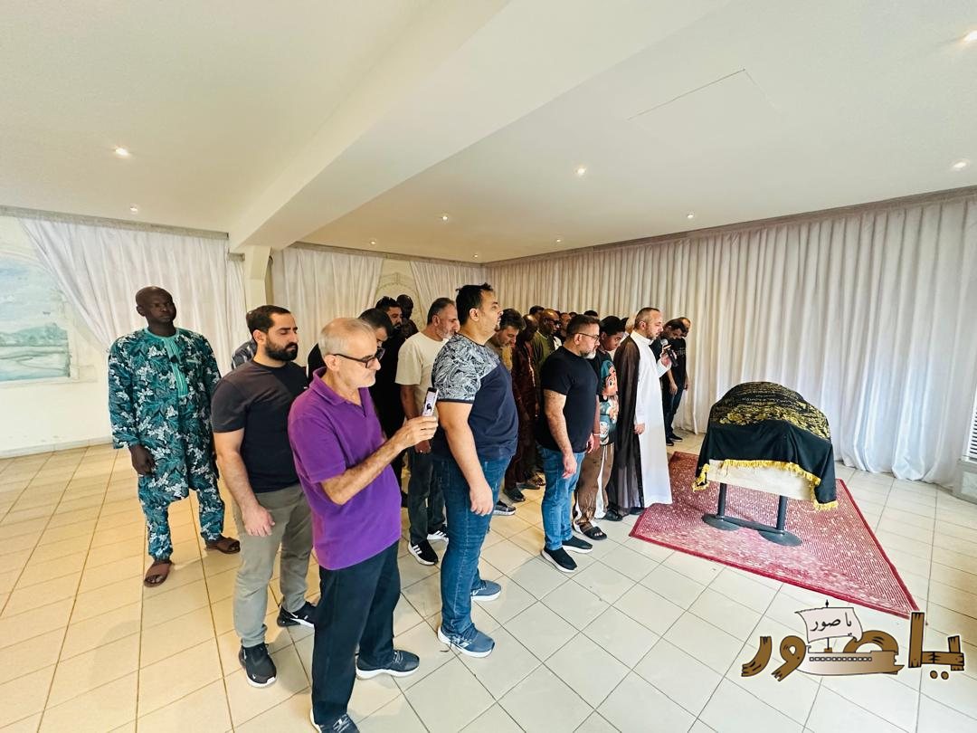 بالصور من أبيدجان: تشييع المرحوم أيمن فضل نحله