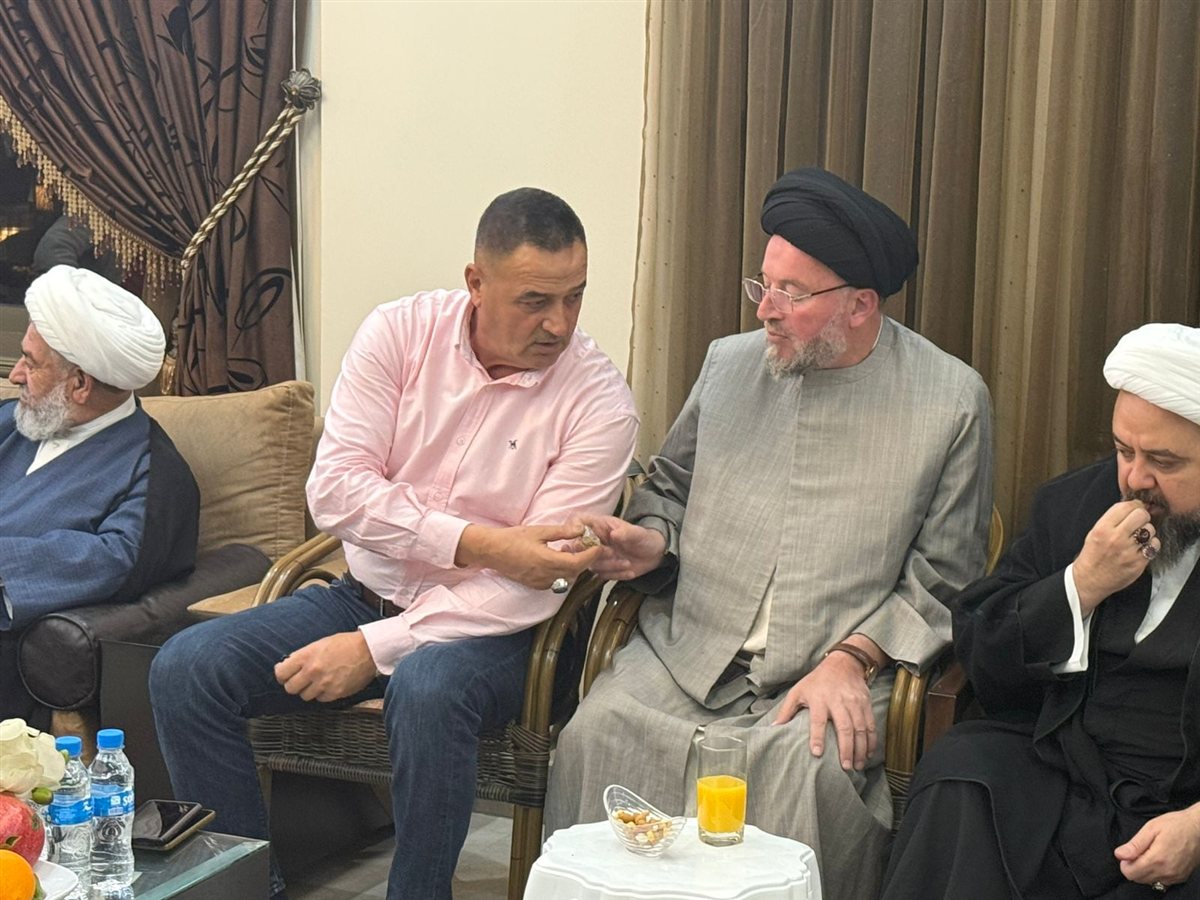 أمسية ثقافية ودينية في الحوش بمناسبة ولادة الأقمار الهاشمية في شهر شعبان المعظم بحضور سماحة العلامة الشيخ علي بحسون