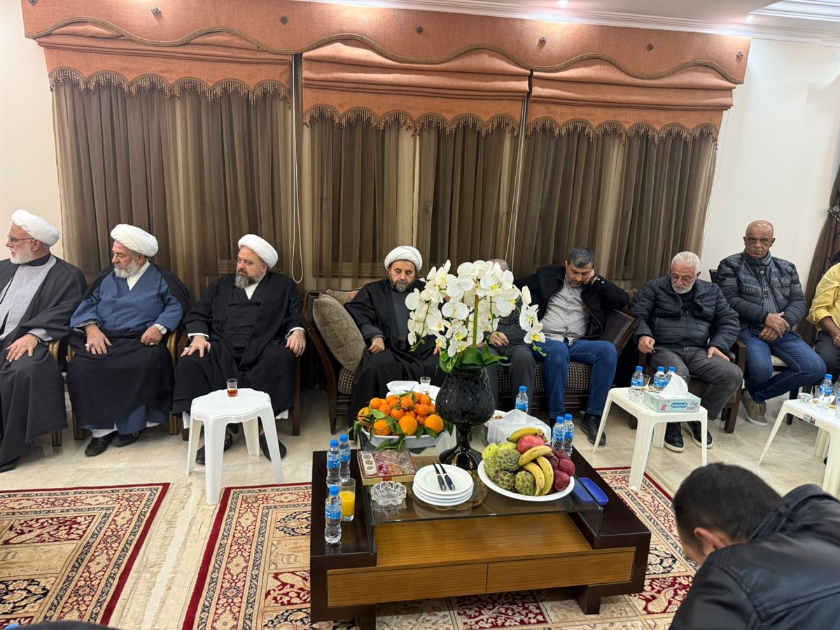 أمسية ثقافية ودينية في الحوش بمناسبة ولادة الأقمار الهاشمية في شهر شعبان المعظم بحضور سماحة العلامة الشيخ علي بحسون