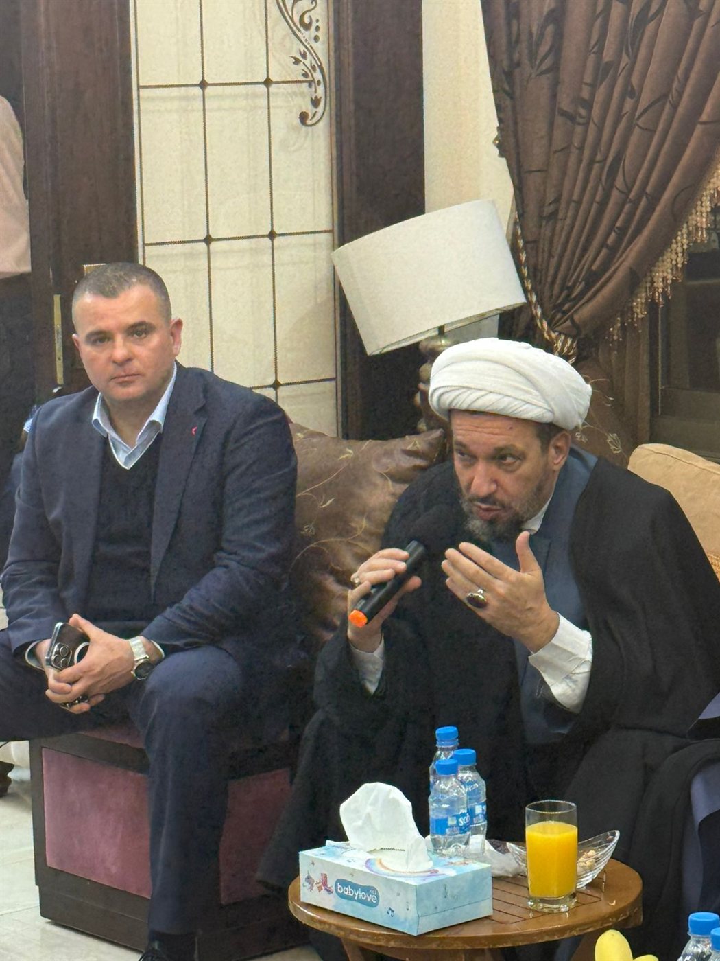 أمسية ثقافية ودينية في الحوش بمناسبة ولادة الأقمار الهاشمية في شهر شعبان المعظم بحضور سماحة العلامة الشيخ علي بحسون