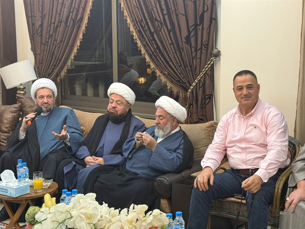 أمسية ثقافية ودينية في الحوش بمناسبة ولادة الأقمار الهاشمية في شهر شعبان المعظم بحضور سماحة العلامة الشيخ علي بحسون