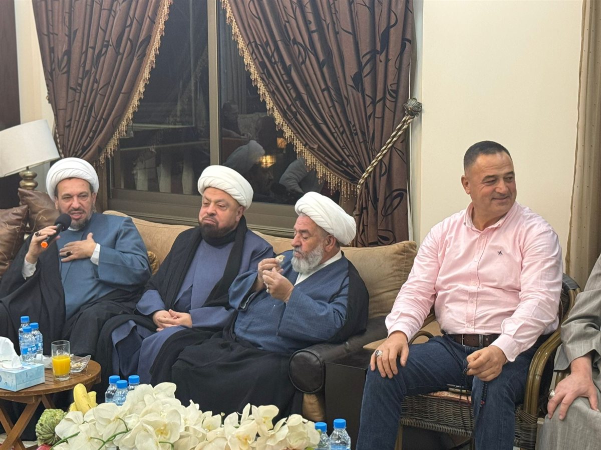 أمسية ثقافية ودينية في الحوش بمناسبة ولادة الأقمار الهاشمية في شهر شعبان المعظم بحضور سماحة العلامة الشيخ علي بحسون