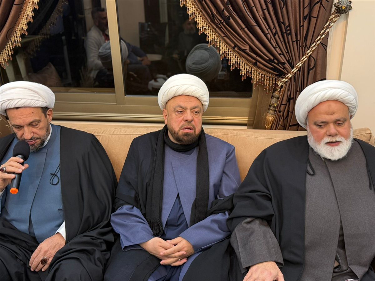 أمسية ثقافية ودينية في الحوش بمناسبة ولادة الأقمار الهاشمية في شهر شعبان المعظم بحضور سماحة العلامة الشيخ علي بحسون