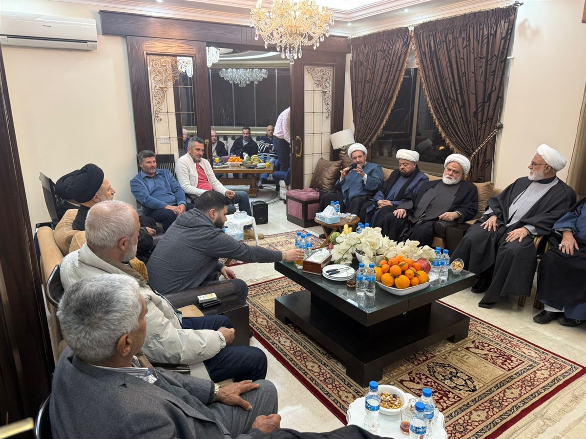 أمسية ثقافية ودينية في الحوش بمناسبة ولادة الأقمار الهاشمية في شهر شعبان المعظم بحضور سماحة العلامة الشيخ علي بحسون