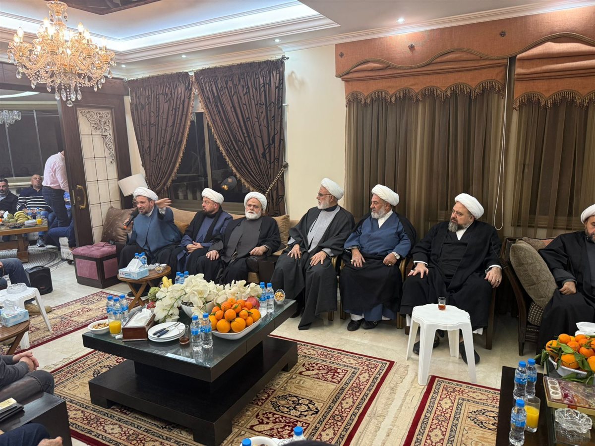 أمسية ثقافية ودينية في الحوش بمناسبة ولادة الأقمار الهاشمية في شهر شعبان المعظم بحضور سماحة العلامة الشيخ علي بحسون