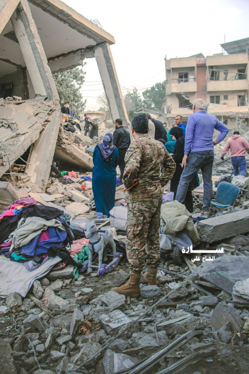 العدوان الجوي الإسرائيلي يخلف دمارا واسعا ويشرد عشرات العائلات في كفرتبنيت والنبطية