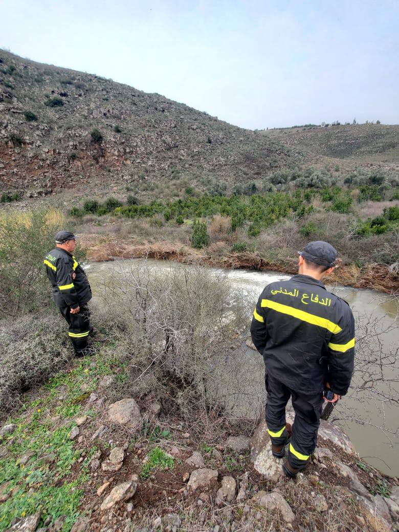 بعد جهود استمرت خمسة أيام الدفاع المدني يعثر على جثة امرأة