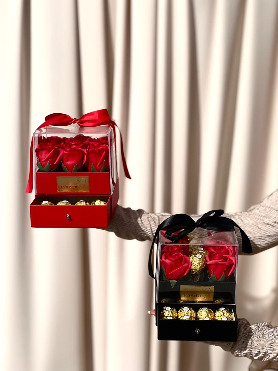 شو في اجمل من انو تهدي ورد على عيد الحب.. اجمل تشكيلة ورد طبيعي واصطناعي بوكيه وبوكسات من عند Mosaic event!