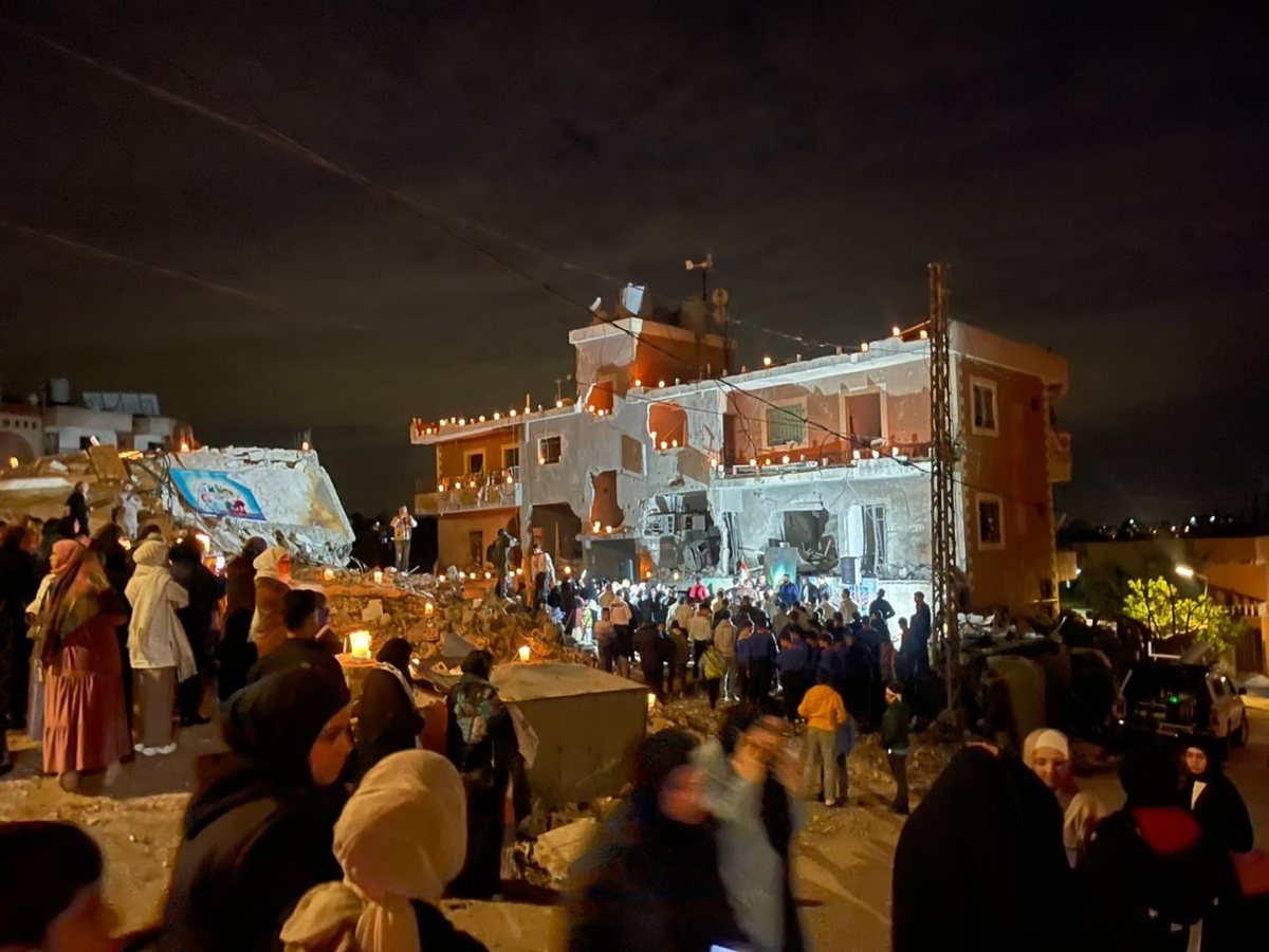 وقفة تضامنية في كفرتبنيت دعما للأهالي المنكوبين واحتجاجا على تقاعس الدولة