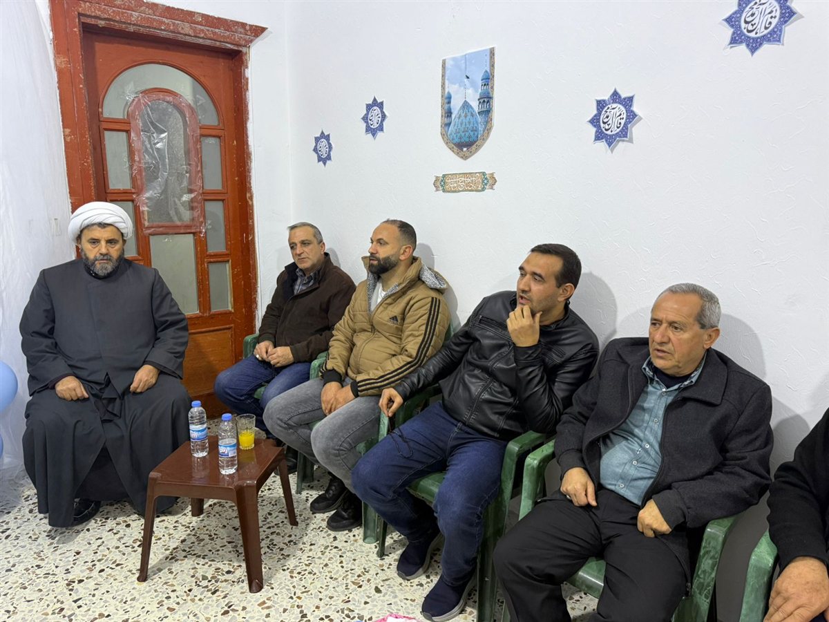 أمسية ثقافية ودينية بحضور سماحة العلامة الشيخ علي بحسون في دارة فضيلة الشيخ حسن سليمان في بلدة باتوليه