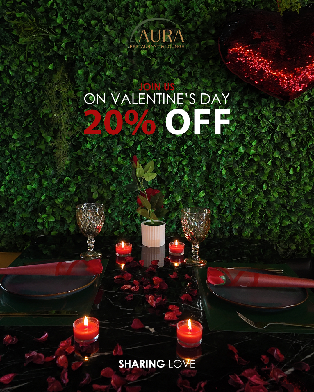 عند AURA RESTAURANT LOUNGE .. الذوق الأجواء والمتعة كلها بمكان واحد