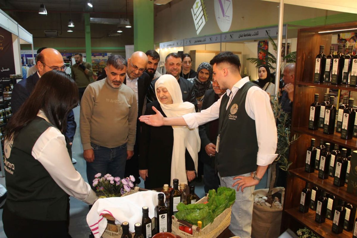 بهية الحريري من معرض صنع في الجنوب : الصمود والإنتاج عنوان أهلنا رغم المعاناة