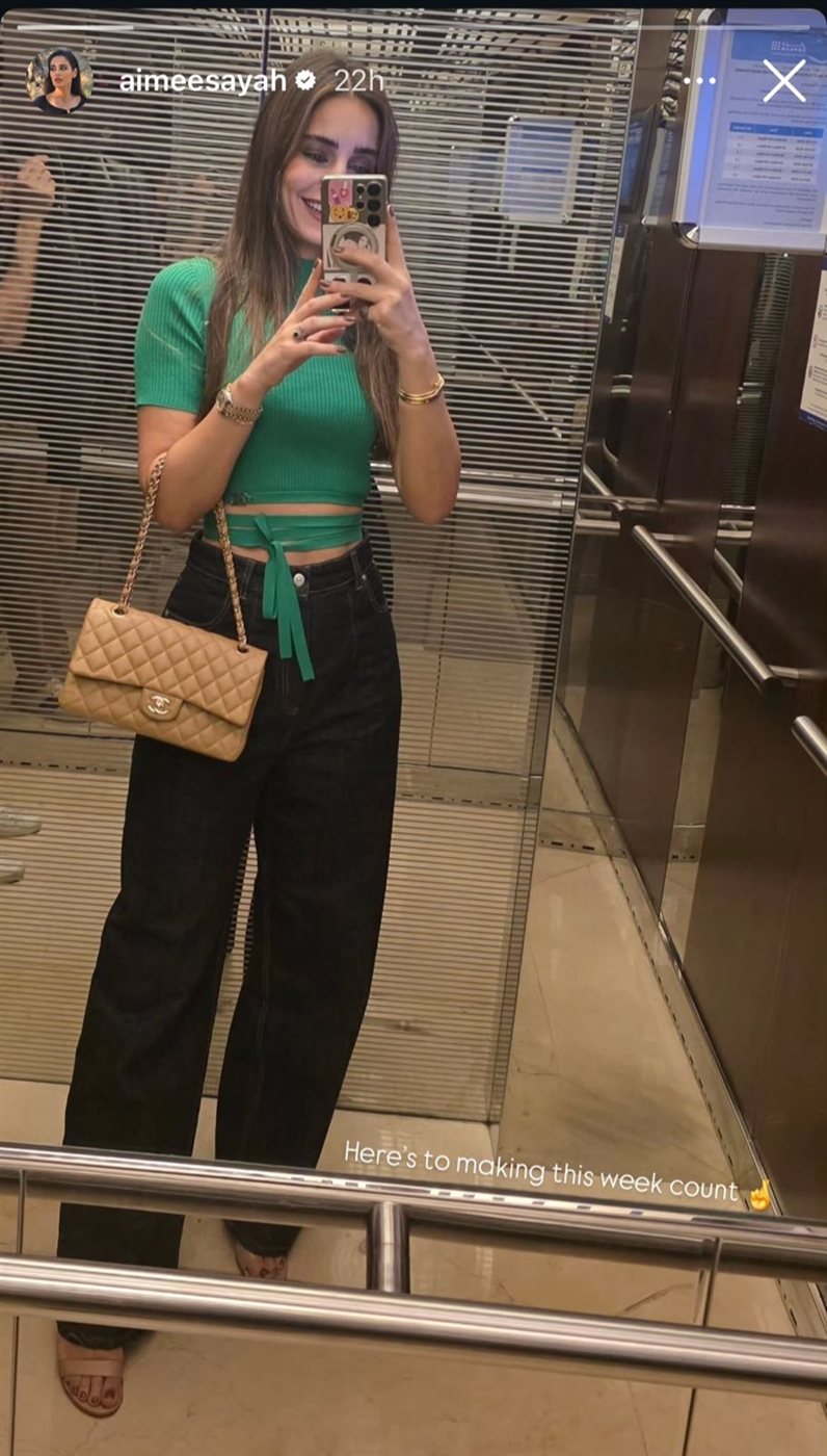 من داخل المصعد إيميه صياح بعفوية لافتة