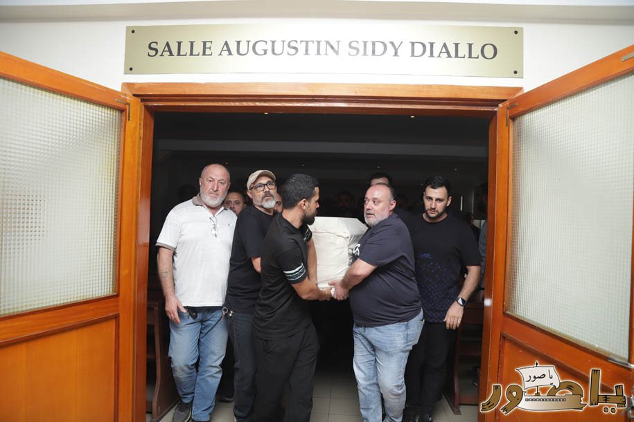 بالصور المؤثرة من أبيدجان: تشييع حزين لفقيد الشباب حسن علي عزالدين