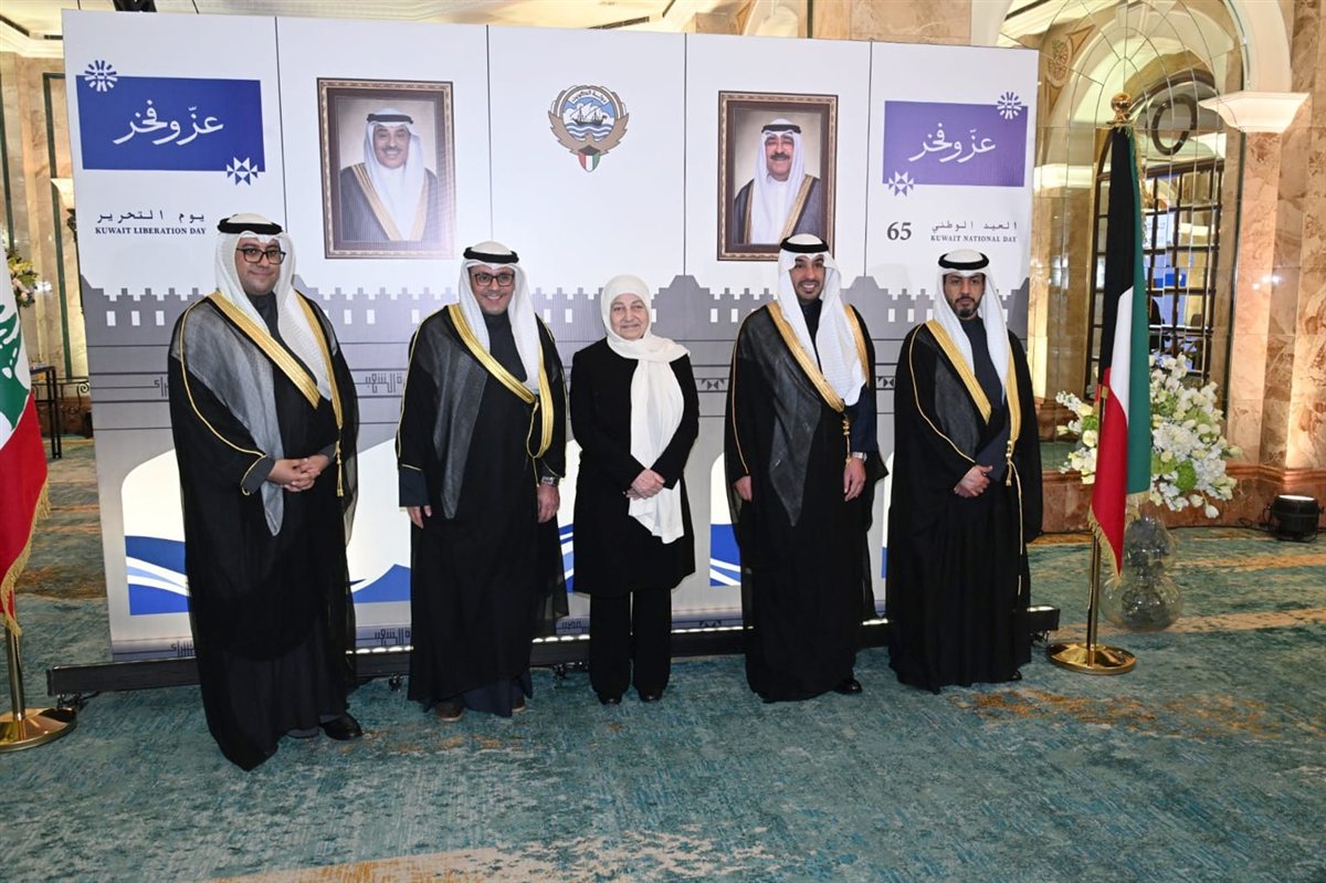 بهية الحريري تمثل سعد الحريري في احتفال سفارة الكويت بعيدها الوطني وعيد التحرير