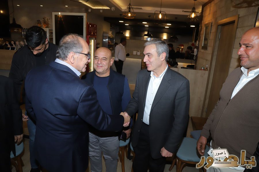 المهندس ناصيف سقلاوي كرم الدكتور والخبير الدولي جلال حيدر