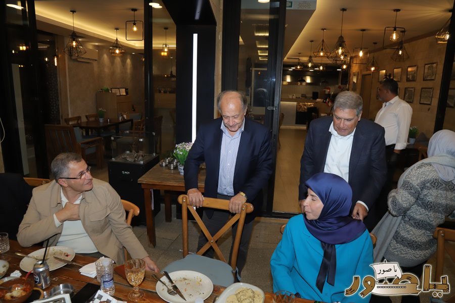 المهندس ناصيف سقلاوي كرم الدكتور والخبير الدولي جلال حيدر