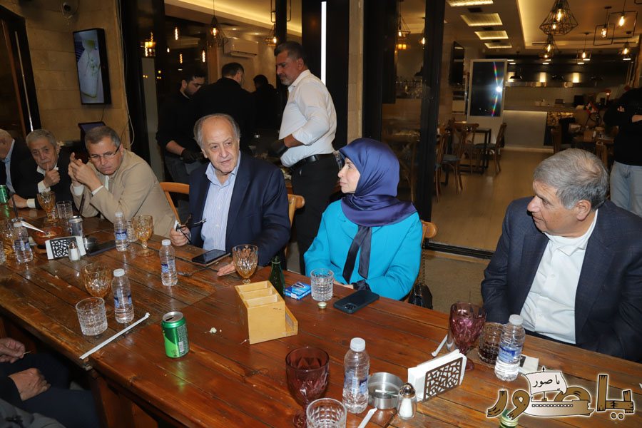 المهندس ناصيف سقلاوي كرم الدكتور والخبير الدولي جلال حيدر