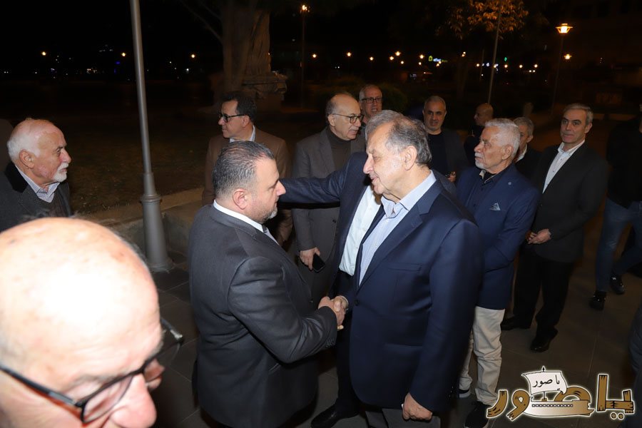 المهندس ناصيف سقلاوي كرم الدكتور والخبير الدولي جلال حيدر