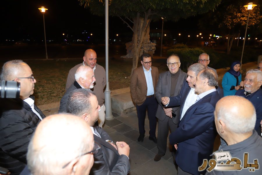 المهندس ناصيف سقلاوي كرم الدكتور والخبير الدولي جلال حيدر