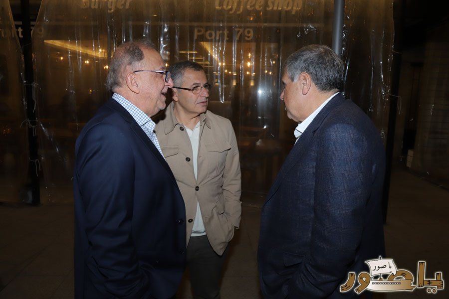 المهندس ناصيف سقلاوي كرم الدكتور والخبير الدولي جلال حيدر