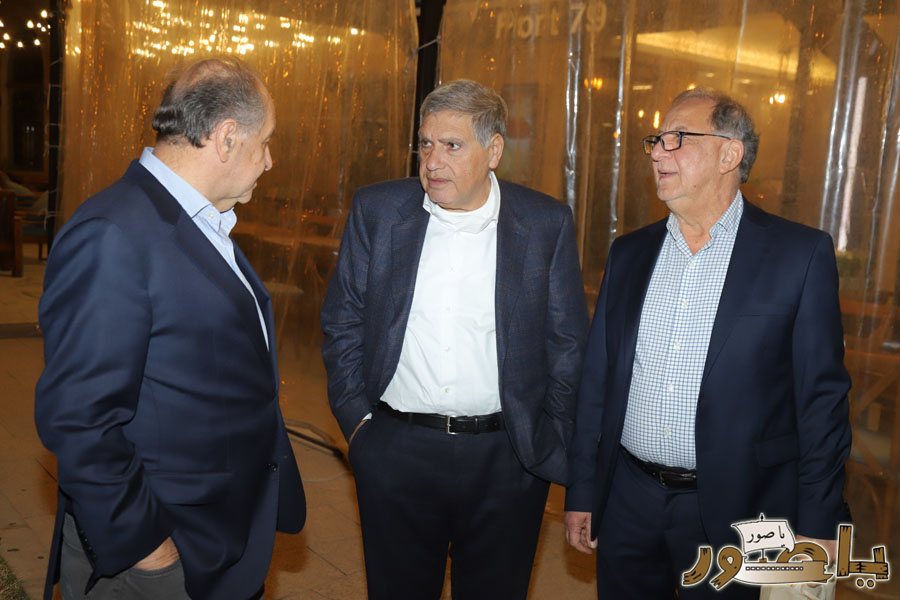 المهندس ناصيف سقلاوي كرم الدكتور والخبير الدولي جلال حيدر